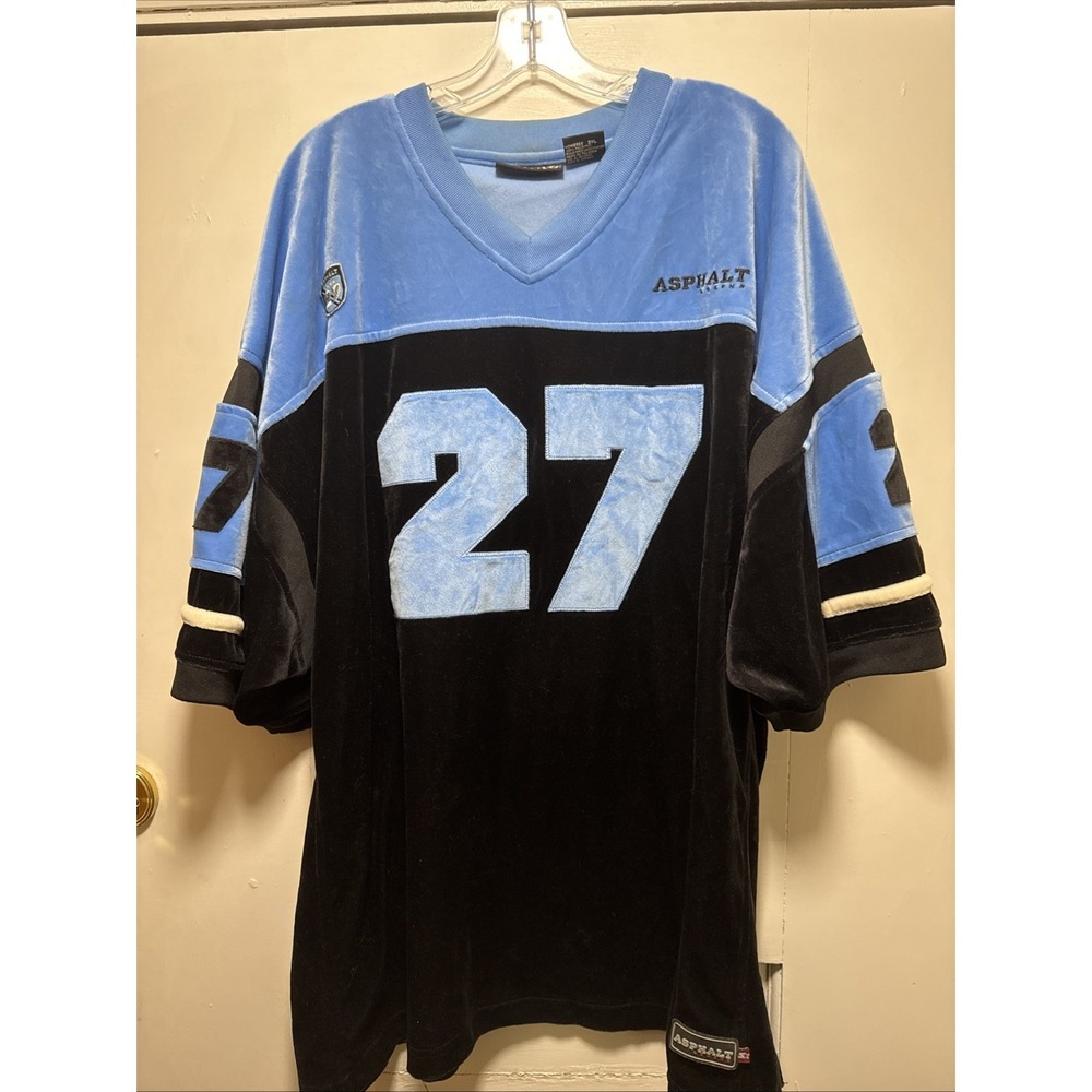 Vintage Starter Asphalt Legends Velour Jersey Xxxl Sports Streetwear 90-00's Y2K